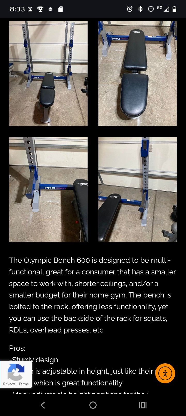 Olympic Bench Press