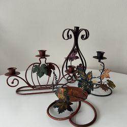 Fall Candle Holders