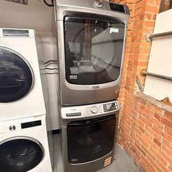 (NEW)Maytag Gray  Washer/Dryer Set - 18653