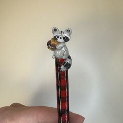 Raccoon crochet hook size K