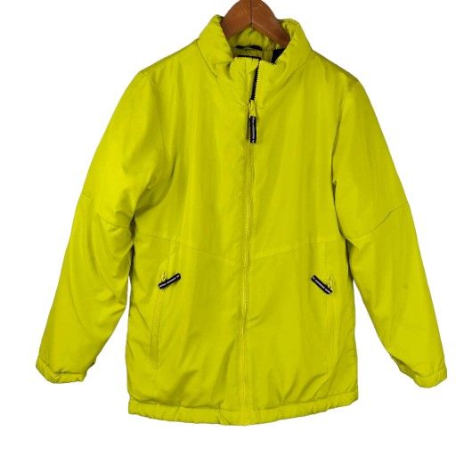 All In Motion Boys Youth Neon Yellow Coat