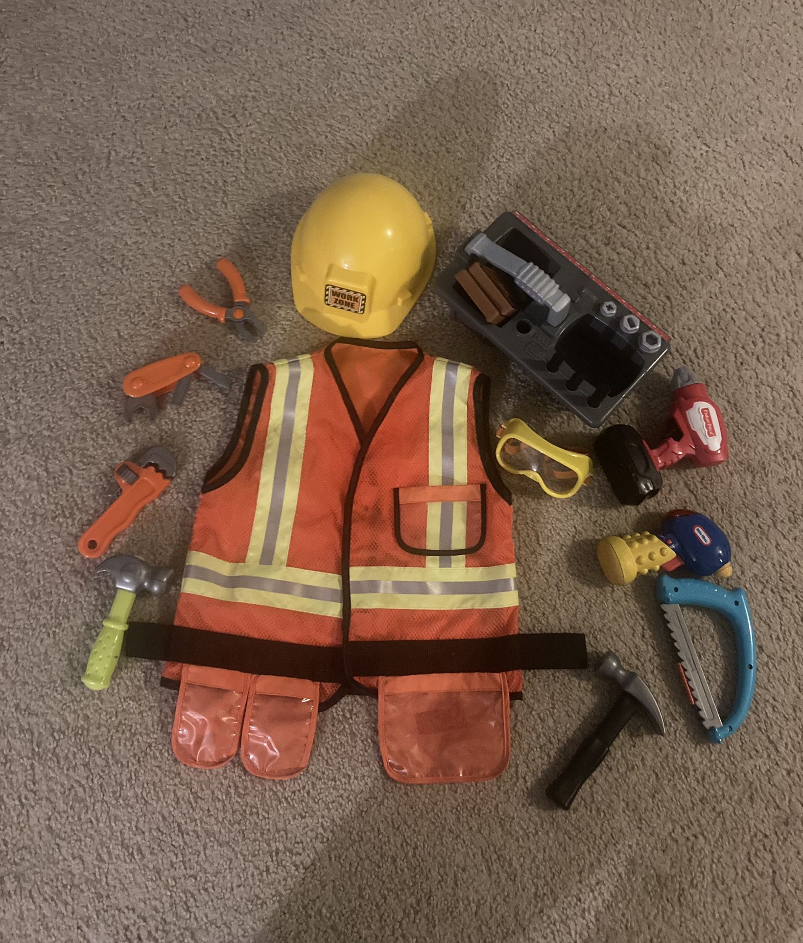 Construction Costume And Tools