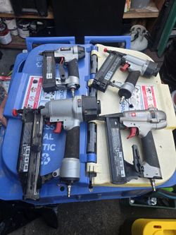Porter-Cable pneumatic nailers Clavadoras neumáticas Porter-Cable