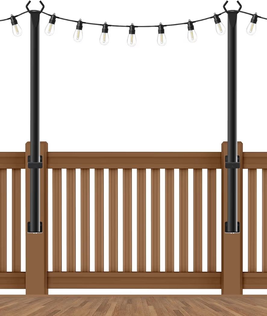 5ft String Light Poles