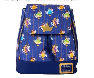 Disney Carrousel Princess Loungefly Mini Backpack