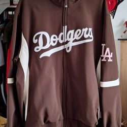 Dodgers VINTAGE LIMITED Brown Jacket XL