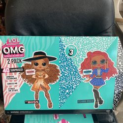 LOL SURPRISE OMG DOLLS 2 PACK - Da Boss And Class Prez