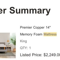 Nectar Premier Copper 14" Memory Foam Mattress