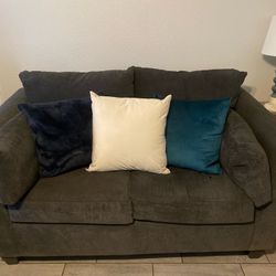 Dark Gray Loveseat