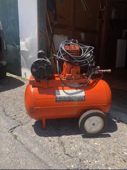 Vintage Oil Air Compressor 