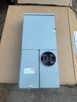 Leviton 200 amp meter and breaker panel