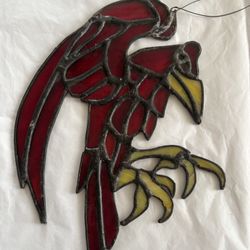 Stained Glass Raven. 