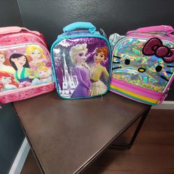 Lunch Bag, Hello Kitty, Frozen II, Disney Princess
