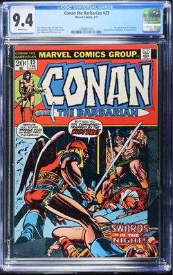 Conan the Barbarian #23 - CGC 9.4 - White Pgs - 1973 - First app. Red Sonja