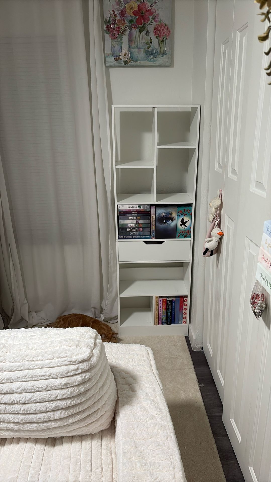 Modern White Bookshelf