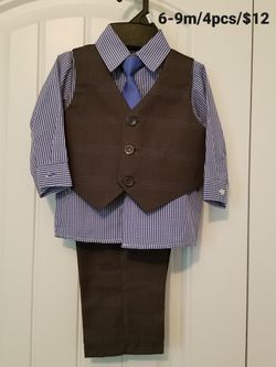 Infant and Toddler Dress Outfit 6/9 M
