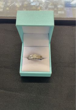 14k white gold size 7 ring with diamond appraisal