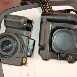 Pentax SF10 and Canon EOS Elan 7E Fujifilm