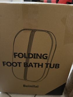 Folding Foot Bath Tub