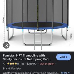 14 Ft Trampoline
