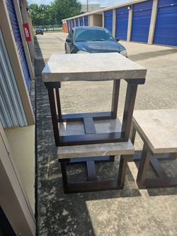 Marble end tables