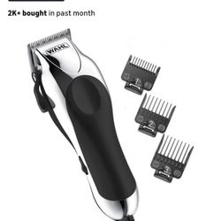 Hair trimmer clipper complete haircutting kit for men