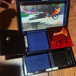 Vintage Japanese Music Box With Key