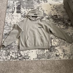 ESSENTIALS HOODIE DARK OATMEAL