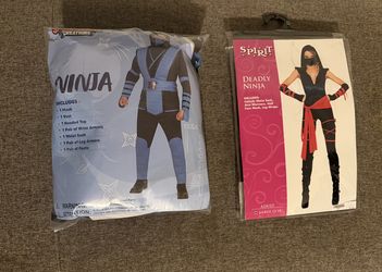 Ninja Costume ( His & Hers )  Size Large 