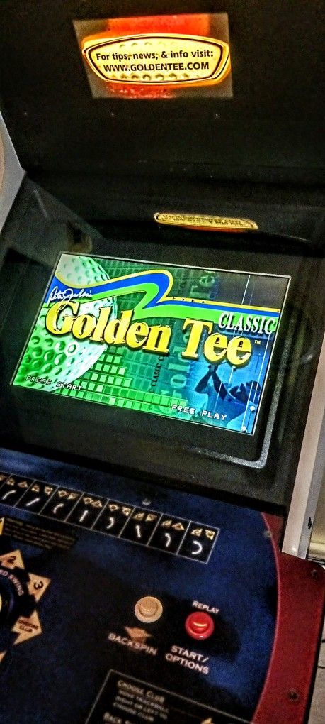 Golden Tee Classics Arcade Machine