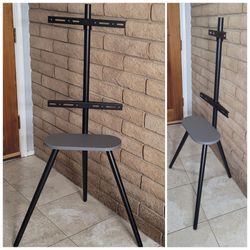 Midcentury Metal Tripod TV Stand for 43-65" TVs