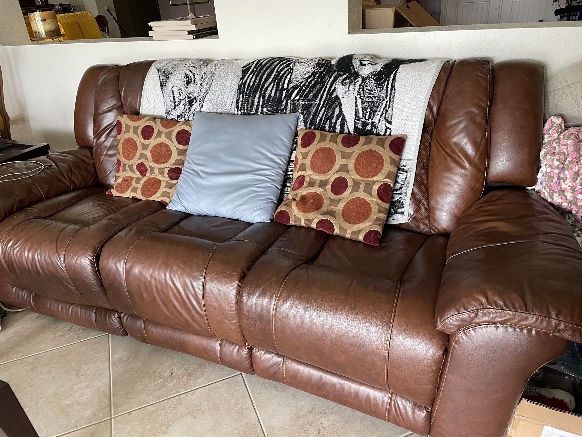 Leather Sofa And Loveseat Recliner 