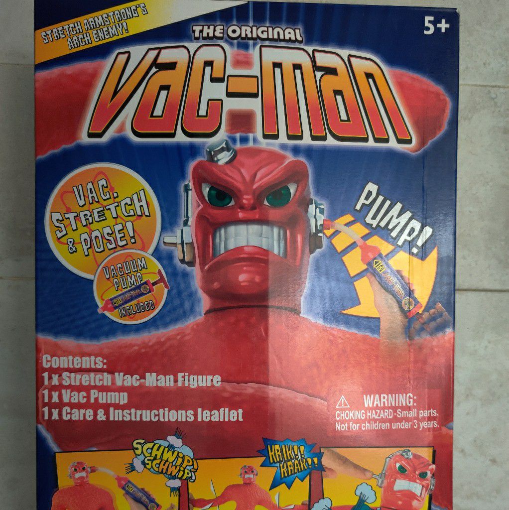 Stretch Armstrong The Original Vac-Man Action Figure Brand New Unopened