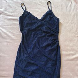 Dark Blue Sparkly Dress 