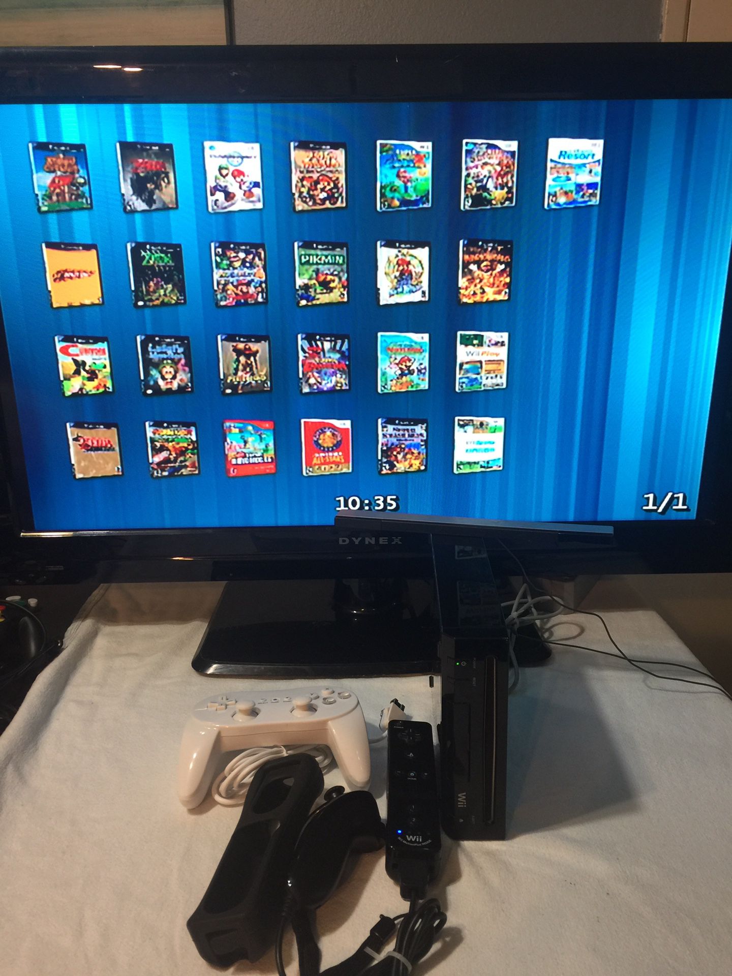 Wii loaded with games