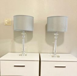 Two Nightstand Lamps Excellent Condition
