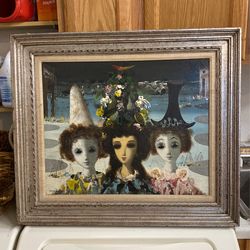 Jean Calogero Art Original Dark Eyes