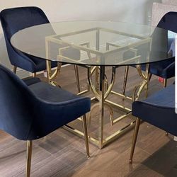 GOLD Dining Table - Mesa De Comedor DORADA