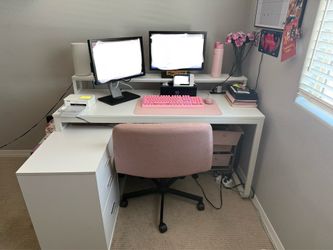 L shaped desk