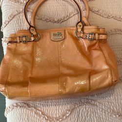Coach Vintage Leather Satchel No M1(contact info removed)2