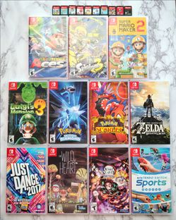 Nintendo Switch Games Mario, Pokemon and more READ DESCRIPTION