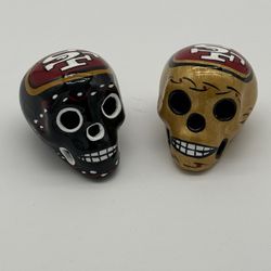 SF 49ers Small Skulls 