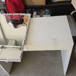 Vanity With 2 Drawers+mirror+led Lights 