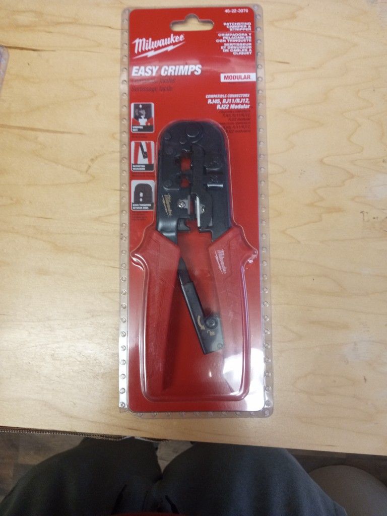 Milwaukee Ratcheting Modular Crimper(New)