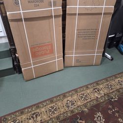 2 Wardrobe Moving Storage Boxes Not Used