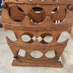 Rustic Bottle Rack 