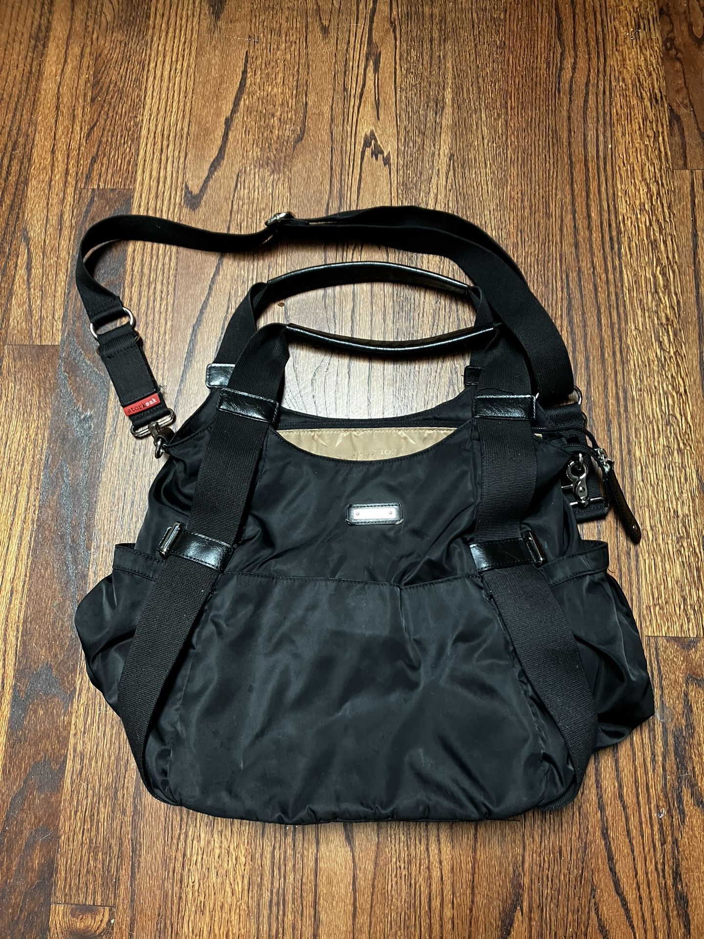 STORKSAK BlackVersatile  Diaper Bag