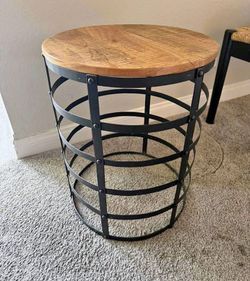 Barrel Cage Side Table - FREE DELIVERY 🚚