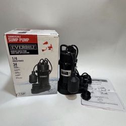 🔥1/4 hp 34 gal submersible sump pump ($116 retail)