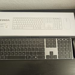 Seenda Black And Gray Wireless Keyboard And Mouse 